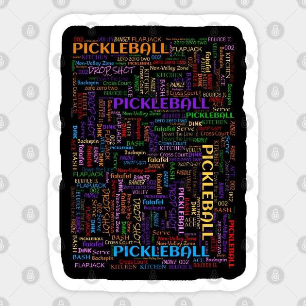 Pickleball slang Sticker by FK-UK